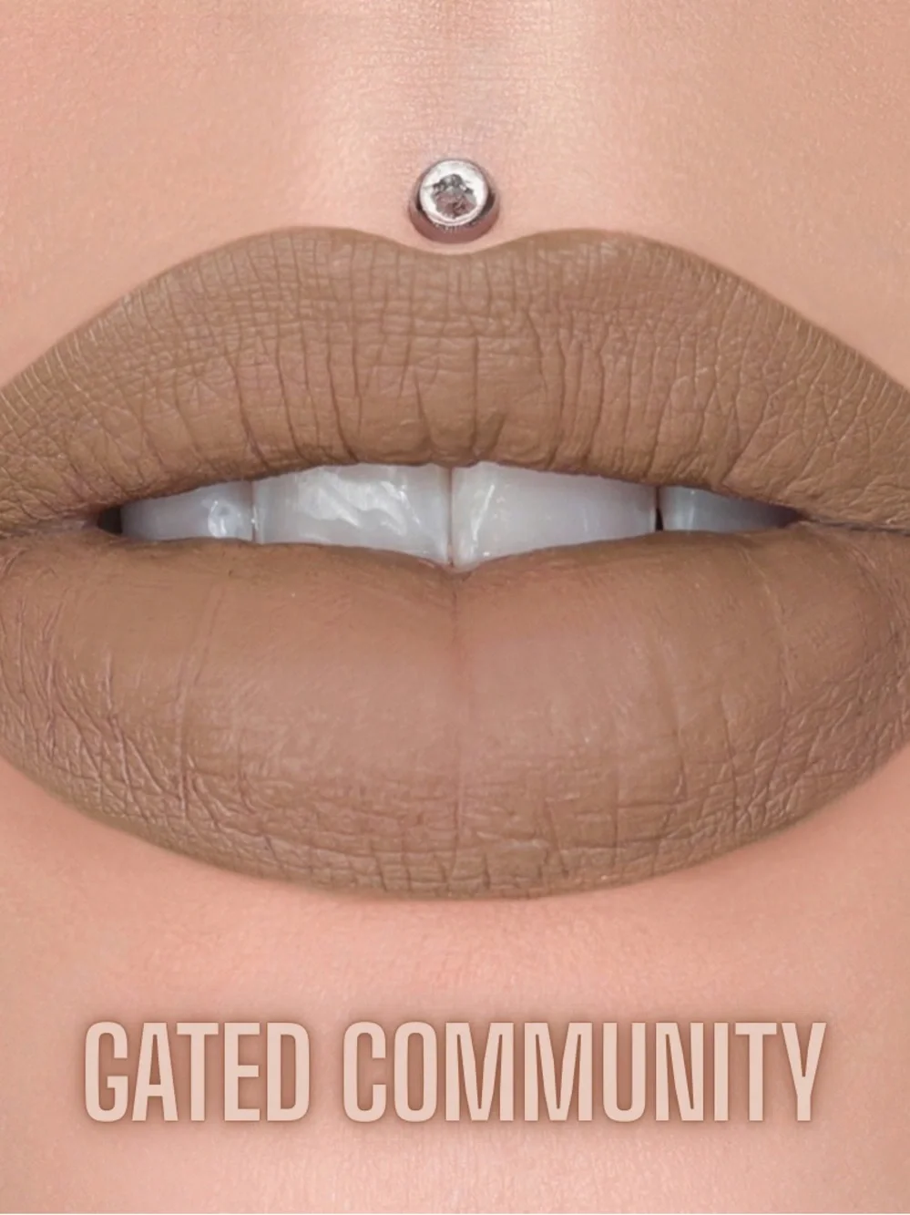 Jeffree Star Gated Community Cool Tan Brown Velour Liquid Lipstick Neutral Soft